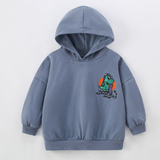 DinoStyle – Warm & atmungsaktiv – Hoodie mit Triceratops-Print