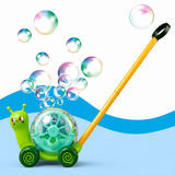 BubbleBuddy – Verspielt & interaktiv – Schnecke mit Seifenblasen
