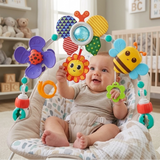 BuzzBloom – Farbenfroh & interaktiv – Baby-Spielbogen