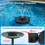 Solar LED Fountain Toy – Verspielt & interaktiv – Wasserspiel-Brunnen