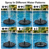 Solar LED Fountain Toy – Verspielt & interaktiv – Wasserspiel-Brunnen