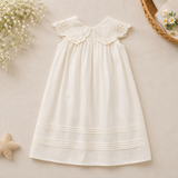 Lace Stitching Dress – Eleganz & Komfort – Spitze & Stickereien
