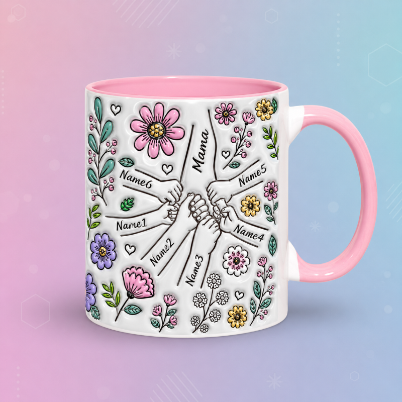 Personalized Kids Name Mug – Einzigartiges Muttertagsgeschenk – Personalisierte Tasse