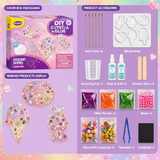 DIY Crystal Keychain Kit – Kreativ & Verspielt – Bastelset für Schlüsselanhänger