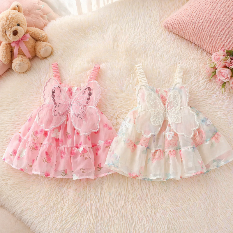 Girls Butterfly Dress – Süß & luftig – Kinderkleid