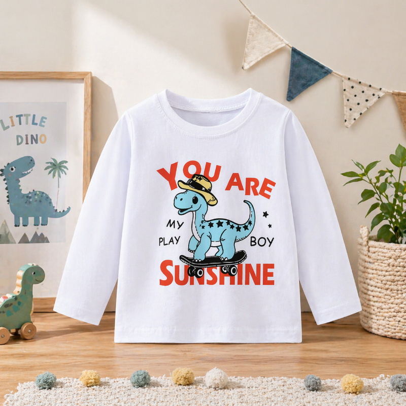 Kids Dinosaur Sweatshirt – Komfort & Stil – Dino-Kinderpullover