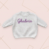 Personalized Baby Sweater – Einzigartig & liebevoll – Bestickter, personalisierter Baby-Pullover