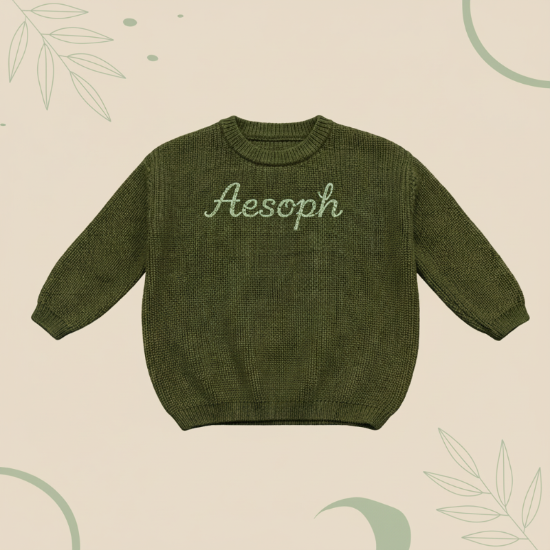 Personalized Baby Sweater – Einzigartig & liebevoll – Bestickter, personalisierter Baby-Pullover