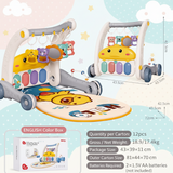 Step & Play – Interaktiv & Sicher – 3-in-1-Lauflernhilfe & Baby-Fitnessstudio