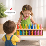 WoodenMatch – Clever & Verspielt – Montessori-Farbspiel