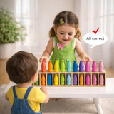 WoodenMatch – Clever & Verspielt – Montessori-Farbspiel