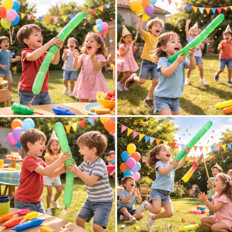 FlyFest – Aktiv & Geselligkeit – Bunte Partyballons (100 Stück)