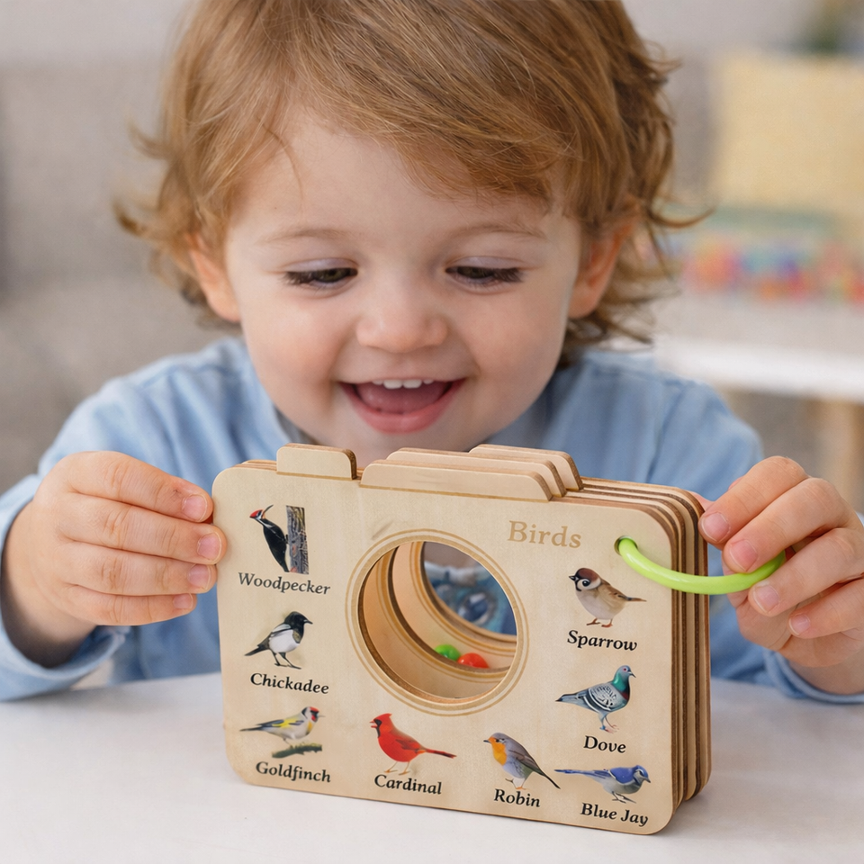 NatureBook – Natur-Entdeckungsset – Pädagogisches Holz-Sichtfenster