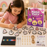 Magic Puff Paint – Kreativ & interaktiv – Bastelset mit magischer Schaumtextur