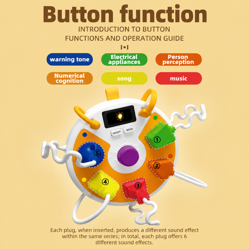 Light Up Busy Board – Motorik & Entwicklung – Aktivitäten-Tafel
