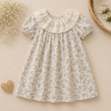 Lace Stitching Dress – Eleganz & Komfort – Spitze & Stickereien