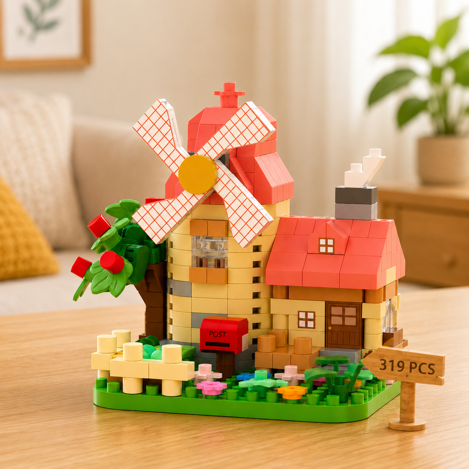 DIY Windmill Building Blocks – Kreativ & Herausfordernd – Baustein-Set
