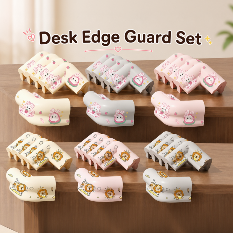 Desk Edge Guard Set – Sicher & sanft – Eckenschutz (5er-Set)