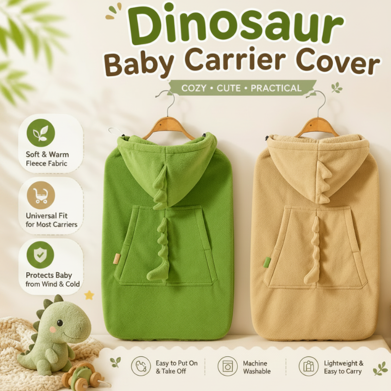Dinosaur Baby Carrier Cover – Warm & Komfort – Dino-Babydecke