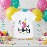 Birthday Graphic Tee – Niedlich & Luftig – Kinder-T-Shirt zum Geburtstag