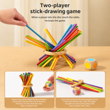 Wooden Stick Battle Game – Denken & Interaktiv – Strategisches Brettspiel
