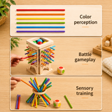 Wooden Stick Battle Game – Denken & Interaktiv – Strategisches Brettspiel