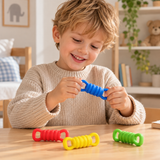 Plungy – Dehnbar & sensorisch – Fidget-Spielzeug aus Silikon (4er-Set)