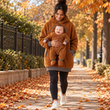 MamaHug – Warm & praktisch – 2-in-1-Trage-Hoodie für Mama und Baby