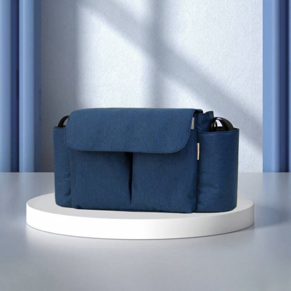 ToddlerOrganizer – Wasserabweisend & geräumig – Kinderwagen-Organizer mit Flaschenhaltern