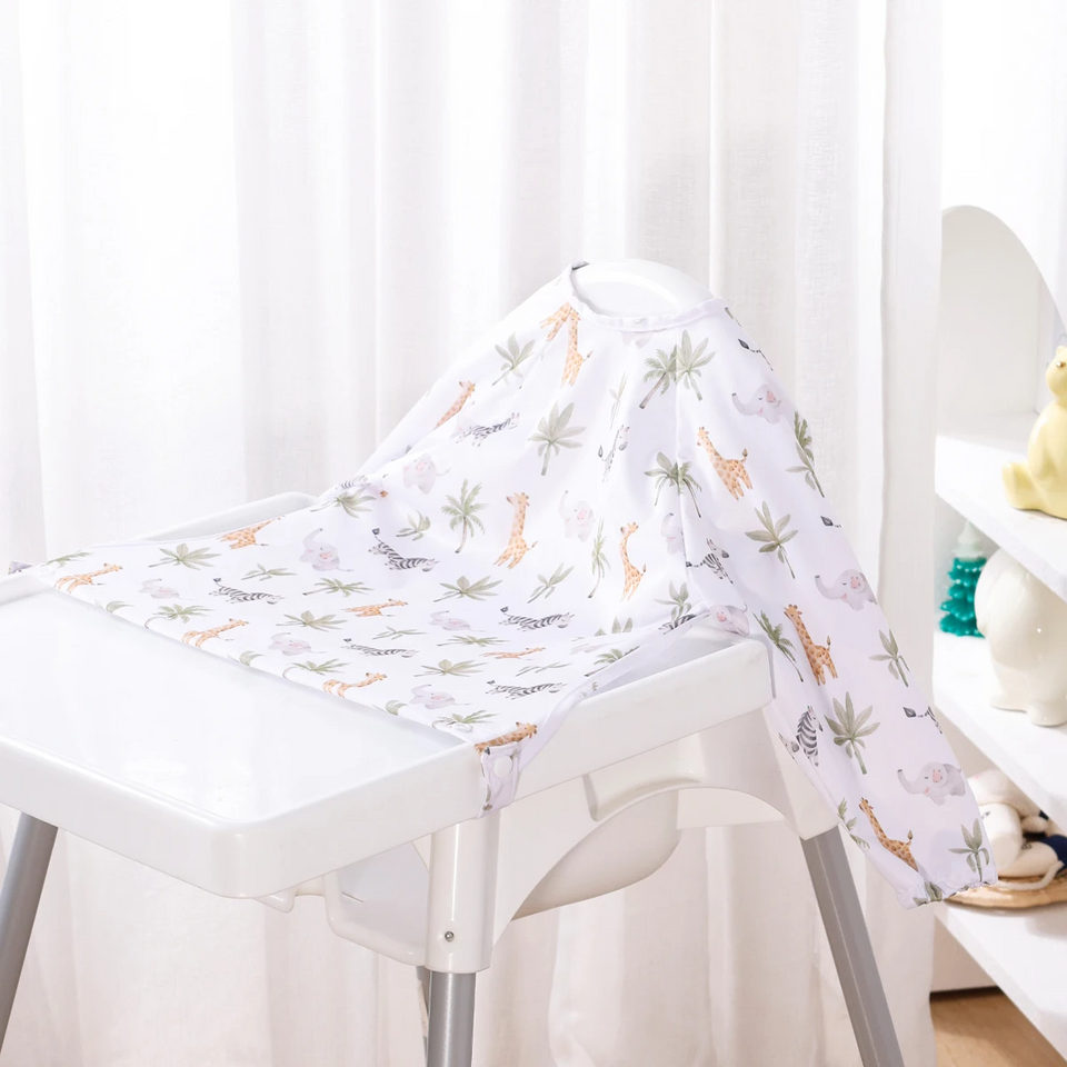 MessyFree – Wasserdicht & praktisch – Baby-Schürze mit langen Ärmeln