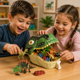 DinoWorld – Kreativ & Realistisch – Dino-Kopf-Spielset