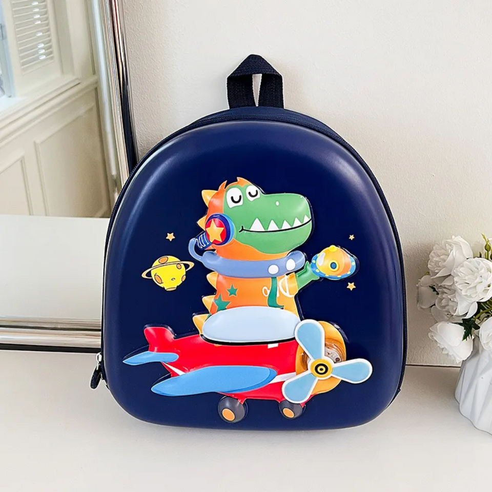 SchoolMate – Leicht & Geräumig – Cartoon-Rucksack mit Licht und Musik