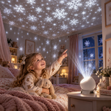FrostyLight – Magisch & stimmungsvoll – Rotierende Projektorlampe (Weihnachten & Halloween)