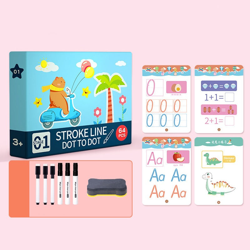 Line Book™ | Die erste Einführung in das Schreiben - Schreibbuch