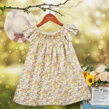 Floral Dress – Leicht & luftig – Mädchenkleid mit Flatterärmeln