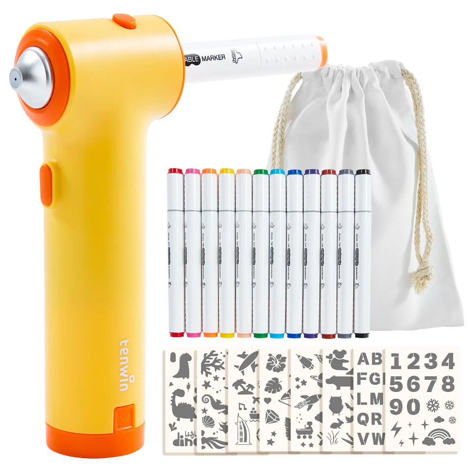PaintBuddy – Kreativ & Lernreich – Tragbares Airbrush-Zeichenset
