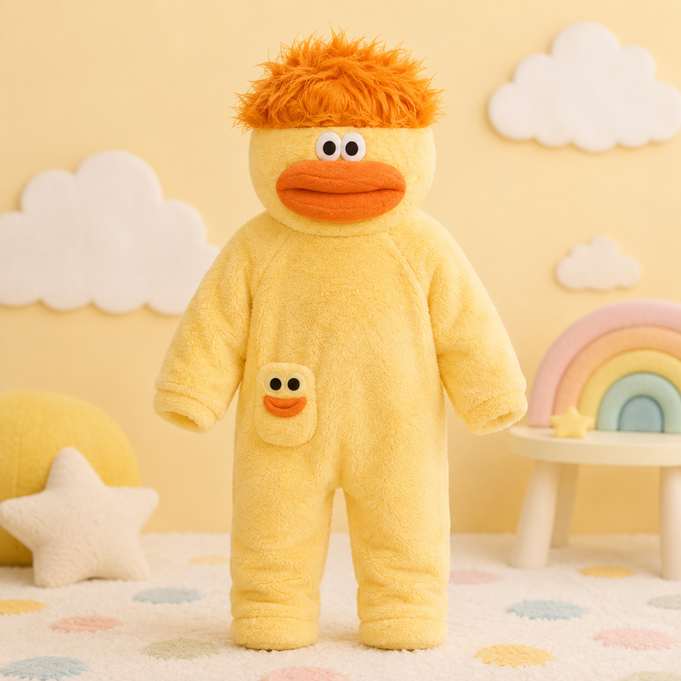 LittleMonster – Bequem & niedlich – Kinder-Strampler mit lustigem Monster-Motiv