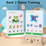 BrainyKids – Logisch & Unterhaltsam – Pädagogisches Kartenspiel aus Holz
