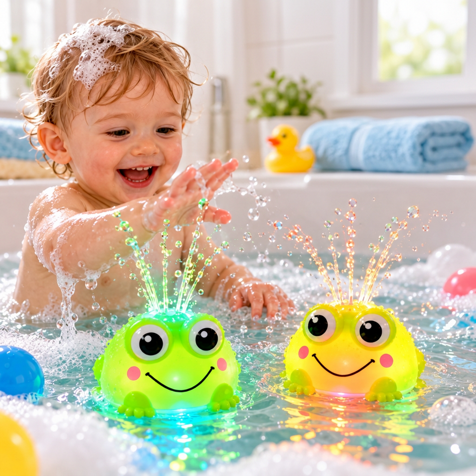 FrogSplash – Fröhlich & interaktiv – Automatischer Trinkbrunnen