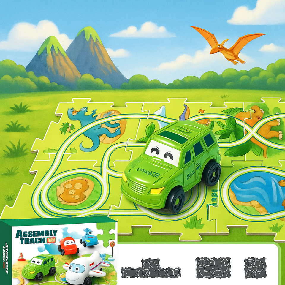 Car Track™ - Bauen, spielen und entdecken - Spielzeugauto-Set