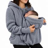 MamaNest – Warm & praktisch – 2-in-1-Tragejacke für Mama und Baby
