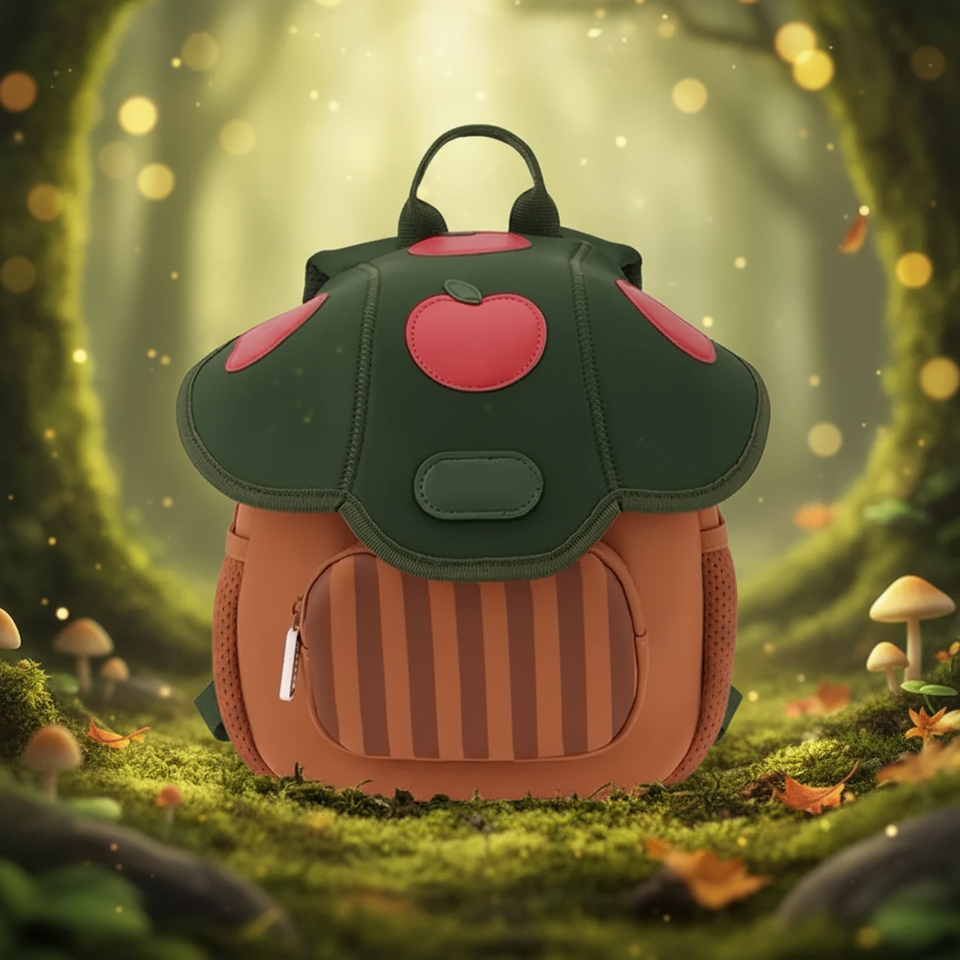 MushroomPack – Niedlich & praktisch – Kinderrucksack-Design