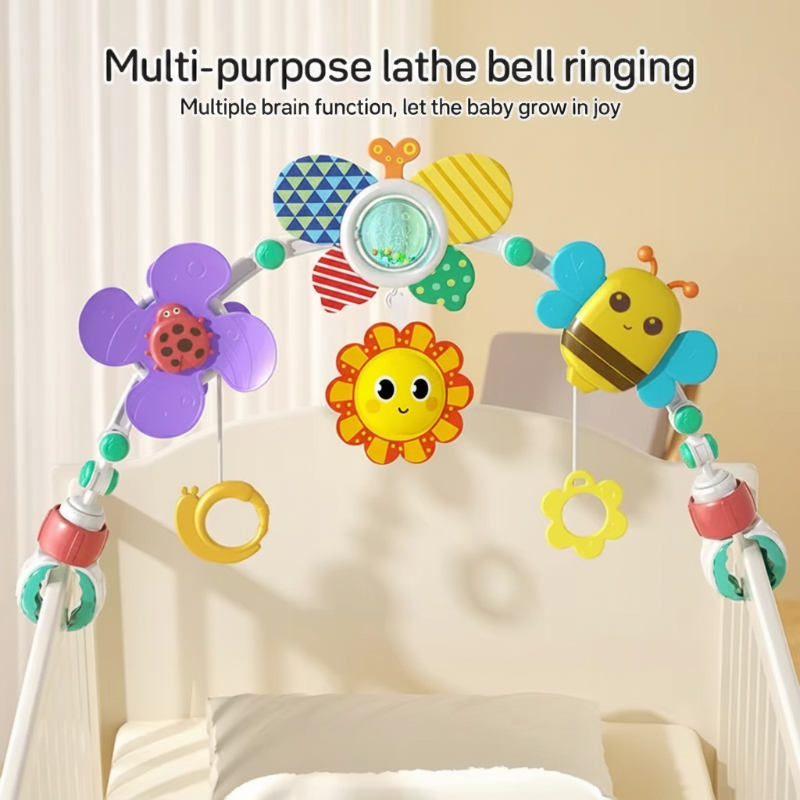 BuzzBloom – Farbenfroh & interaktiv – Baby-Spielbogen