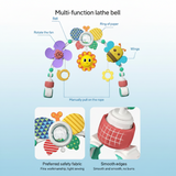 BuzzBloom – Farbenfroh & interaktiv – Baby-Spielbogen