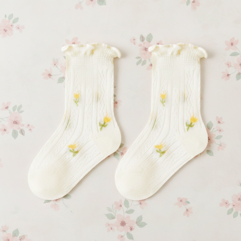 HappyToes – Farbenfroh & niedlich – Babysocken (5er-Set)