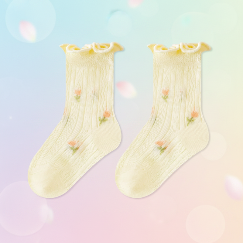 HappyToes – Farbenfroh & niedlich – Babysocken (5er-Set)