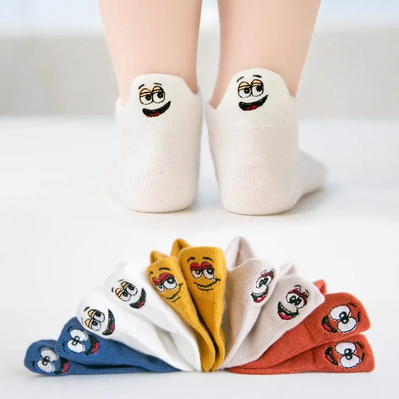 PlayfulToes – Farbenfroh & weich – Kurze Kindersöckchen (5er-Set)