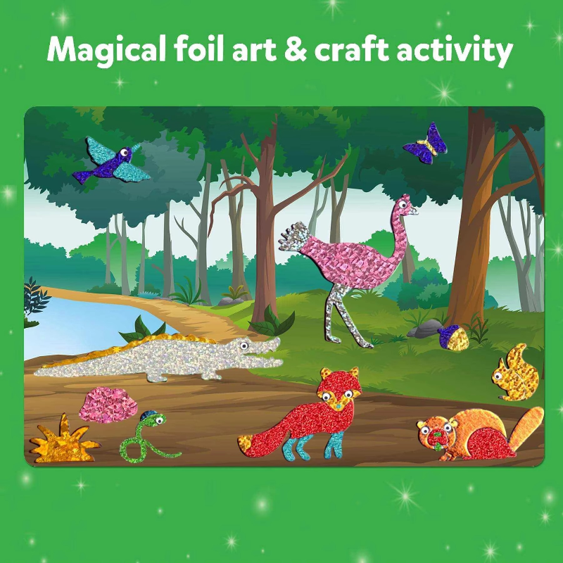 FoilMagic – Verspielt & Kreativ – Folienaufkleber-Kunstset