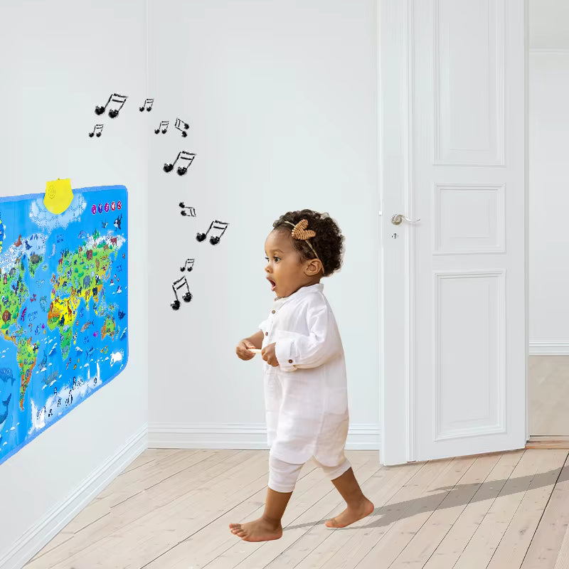 LittleExplorers – Lernen & Spielen – Weltkarte der Tiere