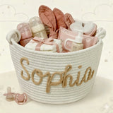 CuddleBasket – Hübsch & persönlich – personalisierter Windelkorb